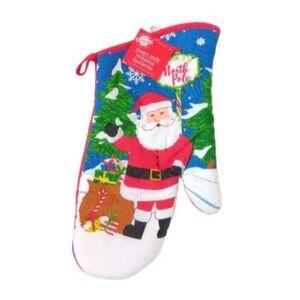 NWT Christmas House Santa Oven Glove Mitt